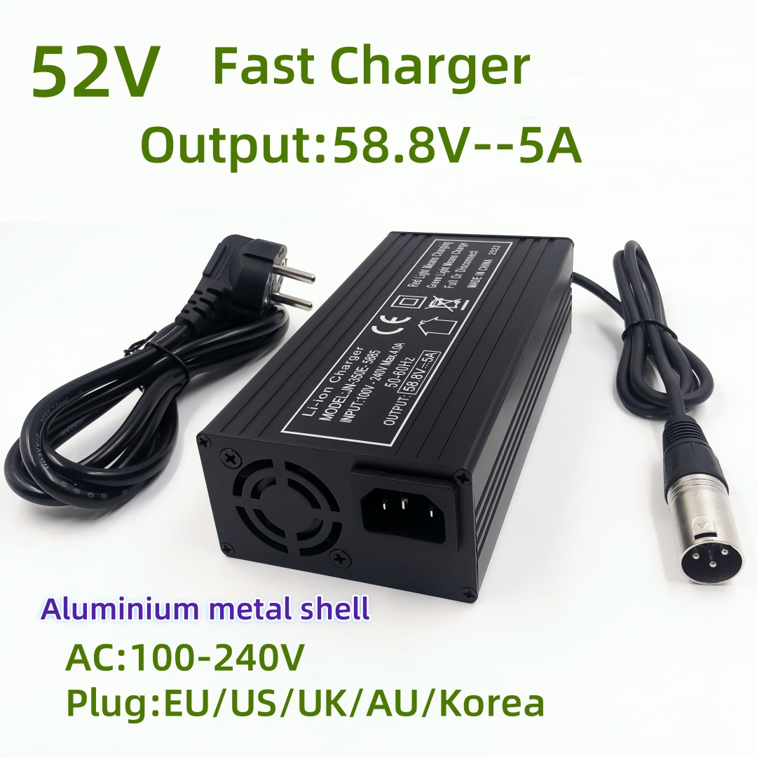 84V 20A Smart Charger - 52V 고속 충전기 58.8V/5A 52V 리튬