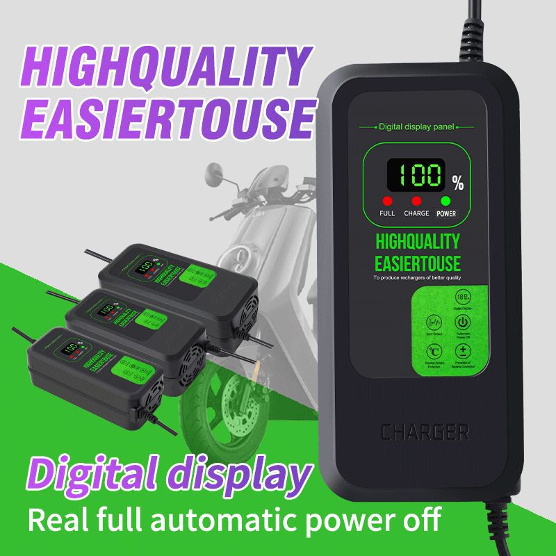 84V 20A Smart Charger - 새롭게 업그레이드된 리튬 배터리 충전기 36V